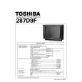 TOSHIBA 287D9F Instrukcja Serwisowa