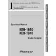 PIONEER KEH-1960/XM/EW Instrukcja Obsługi
