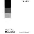 KAWAI 350 Instrukcja Obsługi