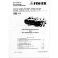 FISHER FVH-P50 MECHANISM Instrukcja Serwisowa