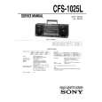 SONY CFS-1025L Instrukcja Serwisowa