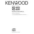 KENWOOD XDA51 Instrukcja Obsługi