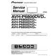 PIONEER AVH-P6850DVD/RI Instrukcja Serwisowa