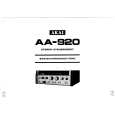AKAI AA-920 Instrukcja Obsługi