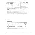 KENWOOD KAC921 Instrukcja Obsługi