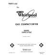 WHIRLPOOL LG4931XTW1 Katalog Części
