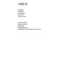 AEG 1400D-M/S Instrukcja Obsługi