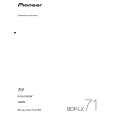 PIONEER BDP-LX71/WPWXJ2 Instrukcja Obsługi