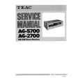 TEAC AG-2700 Instrukcja Serwisowa