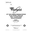 WHIRLPOOL SF387PCYW0 Katalog Części