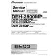 PIONEER DEH-2800MP/XN/EW5 Instrukcja Serwisowa