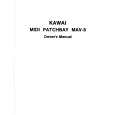 KAWAI MAV8 Instrukcja Obsługi
