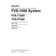 SONY FVS-P1000 Instrukcja Serwisowa