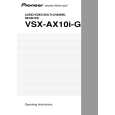 PIONEER VSX-AX10I-G/SF Instrukcja Obsługi