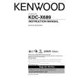 KENWOOD KDCX689 Instrukcja Obsługi
