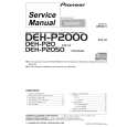 PIONEER DEH-P2050/XN/ES Instrukcja Serwisowa