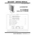 SHARP LL-T17A4-H Instrukcja Serwisowa