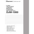 PIONEER DJM-1000/WYXJ Instrukcja Obsługi