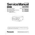 PANASONIC AJ-D650E VOLUME 1 Instrukcja Serwisowa