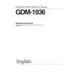 SONY GDM-1936 Instrukcja Obsługi
