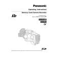PANASONIC AJSPX800P Instrukcja Obsługi