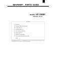 SHARP UP-T80BP Katalog Części
