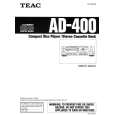 TEAC AD-400 Instrukcja Obsługi