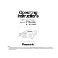 PANASONIC PT-D8500E Instrukcja Obsługi