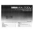 YAMAHA AX-700U Instrukcja Obsługi