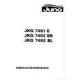 JUNO-ELECTROLUX JKG7492BR Instrukcja Obsługi