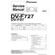 PIONEER DV-F727 Instrukcja Serwisowa