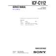 SONY ICFC112 Instrukcja Serwisowa