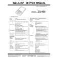 SHARP ZQ-800 Instrukcja Serwisowa