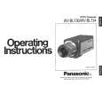 PANASONIC WVBL734 Instrukcja Obsługi