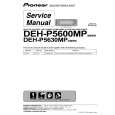 PIONEER DEH-P5630MP Instrukcja Serwisowa