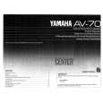 YAMAHA AV-70 Instrukcja Obsługi