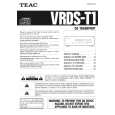 TEAC VRDST1 Instrukcja Obsługi