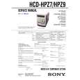 SONY HCD-HPZ9 Instrukcja Serwisowa