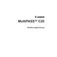 CANON MULTIPASS C20 Instrukcja Obsługi