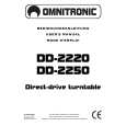 OMNITRONIC DD-2250 Instrukcja Obsługi