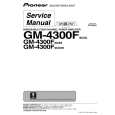 PIONEER GM-4300F/XU/UC Instrukcja Serwisowa