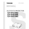 TOSHIBA TLP780U,E,C Instrukcja Serwisowa