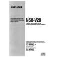 AIWA NSXV20 Instrukcja Obsługi AIWA NSXV20 Instrukcja Obsługi