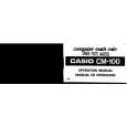 CASIO CM100 Instrukcja Obsługi