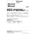 PIONEER KEH-P3206 Instrukcja Serwisowa