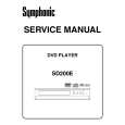 SYMPHONIC SD200E Instrukcja Serwisowa