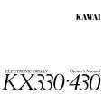 KAWAI KX330 Instrukcja Obsługi