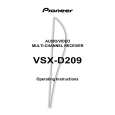 PIONEER VSX-D209/KUXJI Instrukcja Obsługi