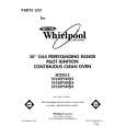 WHIRLPOOL SF330PSRW2 Katalog Części