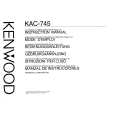 KENWOOD KAC745 Instrukcja Obsługi